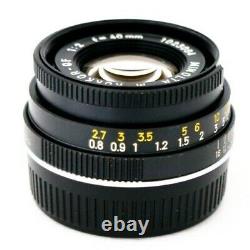 128 MINOLTA M Rokkor QF 40mm f/2 for Leica M Mount EXC- CL CLE Ship By DHL