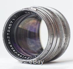 1941! Carl Zeiss Jena Sonnar f1.5 50mm T Lens Rare Leica L39 Mount #2724571