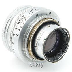 1951 Leica Leitz SUMMITAR f=5cm 50mm 12 M39/L39/LTM Screw Mount Lens + Caps