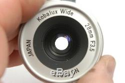 28mm f3.5 Avenon Kobalux Wide angle lens with finder. Leica LTM L39 screw mount