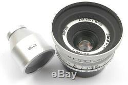 28mm f3.5 Avenon Kobalux Wide angle lens with finder. Leica LTM L39 screw mount