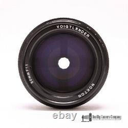 50mm F1.1 Voigtlander Nokton Leica M-mount Lens with Vented Shade, Ready to Shoot