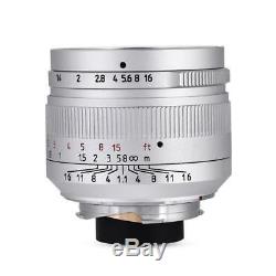 50mm F1.1 manuelle Fokus Objektiv für Leica M Mount Digital Spiegelloses Kameras