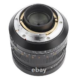 50mm F/1.1 Manual Focus Lens For Leica M Mount Black M3 M5 M6 M7 M AUS