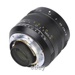 50mm F/1.1 Manual Focus Lens For Leica M Mount Black M3 M5 M6 M7 M MPF