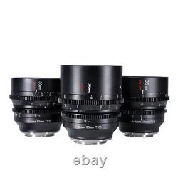 7Artisans 25/35/50mm T1.05 APS-C MF Cine Lens For Fujifx Sony E Micro 4/3 RF L