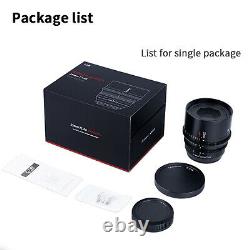 7Artisans 50mm T1.05 Lens for Sony E Mount / Canon R RF / Fuji X / M4/3 /Leica L