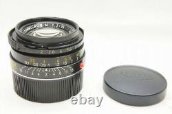 7 Elements LEICA SUMMICRON-M 35mm F2 3rd MF Lens for M Mount #200904h