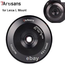 7artisans 35mm F5.6 Full Frame L-Mount Ultra-Thin Lens for Leica L T TL CL Mount