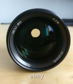 7artisans 50mm F1.1 Leica M Mount Lens Black Used Boxed UK seller