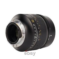 7artisans 75mm F1.25 Manual Focus Lens for Leica M-Mount Cameras Leica M2 M3 M5