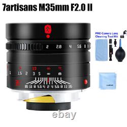 7artisans M35mm F2.0 II V2 Large Aperture Prime Lens For Leica M Mount Camera
