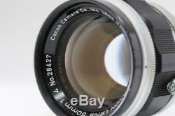 Almost MINT Canon M39 L39 LTM Leica Screw Mount 50mm f1.4 MF Lens JAPAN 0725H