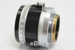Almost MINT Canon M39 L39 LTM Leica Screw Mount 50mm f1.4 MF Lens JAPAN 0725H