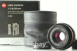 Almost Unused in Box Leica Elmar-m 50mm f/2.8 E39 Black m Mount Lens Japan