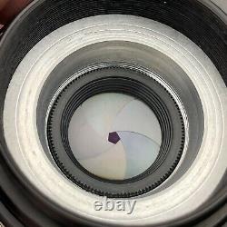Angenieux F 2,8 50 mm 2,8/50 Lens Converted to L39 Leica Screw Mount TESTED