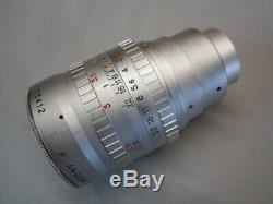 Angenieux S5 1.5/50mm C-mount Lens Movie Camera Digital Super Six Adapt Leica