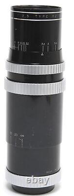Angieux Paris 3.5/135mm Type Y2 lens for Leica Screw Mount coupled for range