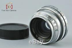 As-Is Canon 35mm f/2.8 L39 LTM Leica Thread Mount Lens