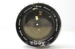 As is Canon 50mm f1.2 Leica Screw Mount LTM L39 from JAPAN