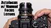 Autofocus Manual Lenses Fotodiox Pro Pronto Leica M Mount To Sony E Mount Adapter