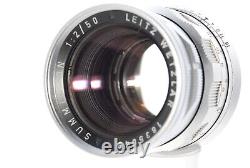 B V. GoodLeica SUMMICRON 50mm f/2 Rigid Lens Late M Mount Leitz From JAPAN 7909