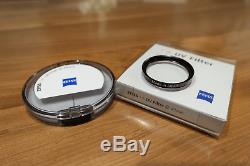 Black Zeiss Biogon T 35mm F/2 Zm Lens M-mount For Leica With Zeiss Uv Filter