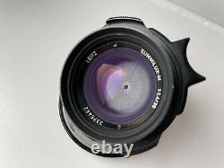 Boxed Leica Leitz Summilux 35mm f/1.4 Classic Prime Lens + Hood M-Mount Read