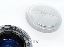 CANON 35MM f3.2 AND FINDER IN ORIGINAL CASE L39 LTM MOUNT MINTY