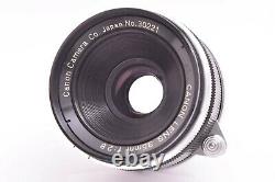 CANON 35mm/F2.8 Leica 39mm LTM screw mount #30221