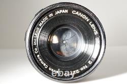 CANON 35mm F2 LTM L39 Leica Screw Mount MF Wide Angle Lens from Japan #8197