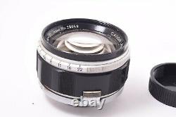 CANON 50mm/F1.2 Leica 39mm Lens LTM screw mount #29059