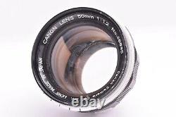 CANON 50mm/F1.2 Leica 39mm Lens LTM screw mount #48835