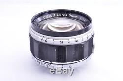 CANON 50mm f1.2 Leica 39mm LTM Leica screw mount From JAPAN