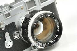 CANON LENS 50mm f1.4 Leica LTM mount. Diaphragm NEEDS SERVICE, missing pin