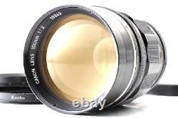 CLA'D Near MINT+3 Canon 100mm f/2 LTM L39 Leica Screw Mount Lens from JAPAN