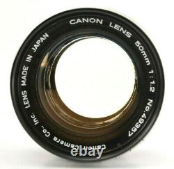 CLA'd? Almost MINT? Canon 50mm f/1.2 Standard Lens LTM L39 Leica Screw Mount Japan