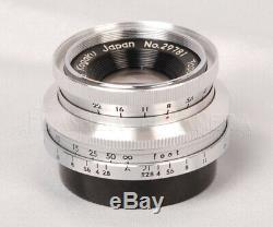 @CLEAN@ Topcor 35mm f2.8 Leica screw mount LTM with Finder Topcon #015735