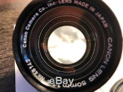 Canon 1,4 50mm LTM Leica M39 screwmount lens japan. Summilux ad M EOS R Sony A7