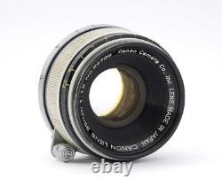 Canon 1.8/35mm Manual Focus Lens LTM Leica Screw Mount