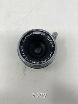 Canon 25mm 1 3.5 Lens LTM L39 Leica Screw Mount From JAPAN- VERY RARE
