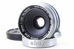 Canon 28mm F/2.8 Lens Leica Screw Mount LTM L39 from Japan 16549 Exc++