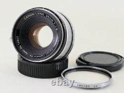 Canon 35mm F/1.8 Leica Screw Mount LTM 39 Lens. MINT-From Japan#1484