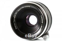 Canon 35mm F/2.8 Lens Leica Screw Mount LTM L39 from Japan Exc+++