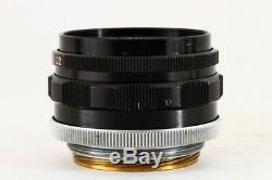 Canon 35mm F/2 Leica Screw Mount LTM 39 Lens. MINT- From Japan#1277