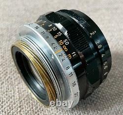Canon 35mm f2 Leica rangefinder screw mount L39 ltm lens 60's Japanese summicron