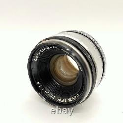 Canon 35mm f/1.8 L39 LTM Leica Screw Mount MF Lens w / 35mm Finder from JAPAN