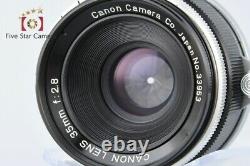 Canon 35mm f/2.8 L39 LTM Leica Thread Mount Lens