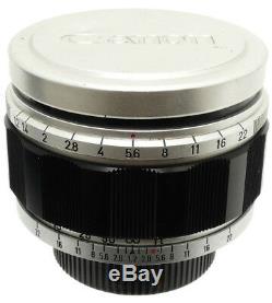 Canon 50mm F1.2 Lens For Leica L39, M39 Screw Mount