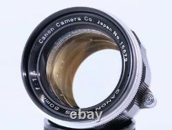Canon 50mm F1.4 Leica Screw Mount LTM39 Lens, with Filter, From Japan#1587